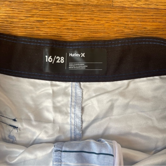 NEW Hurley Boys Board Shorts Psychic Blue Size 16 NWT - Picture 4 of 4